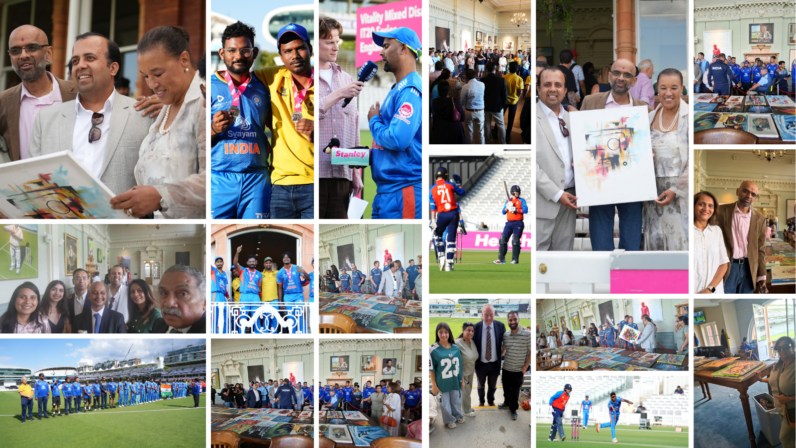 Canvas For Care at the Festival of Disability Cricket at Lord’s Cricket Ground