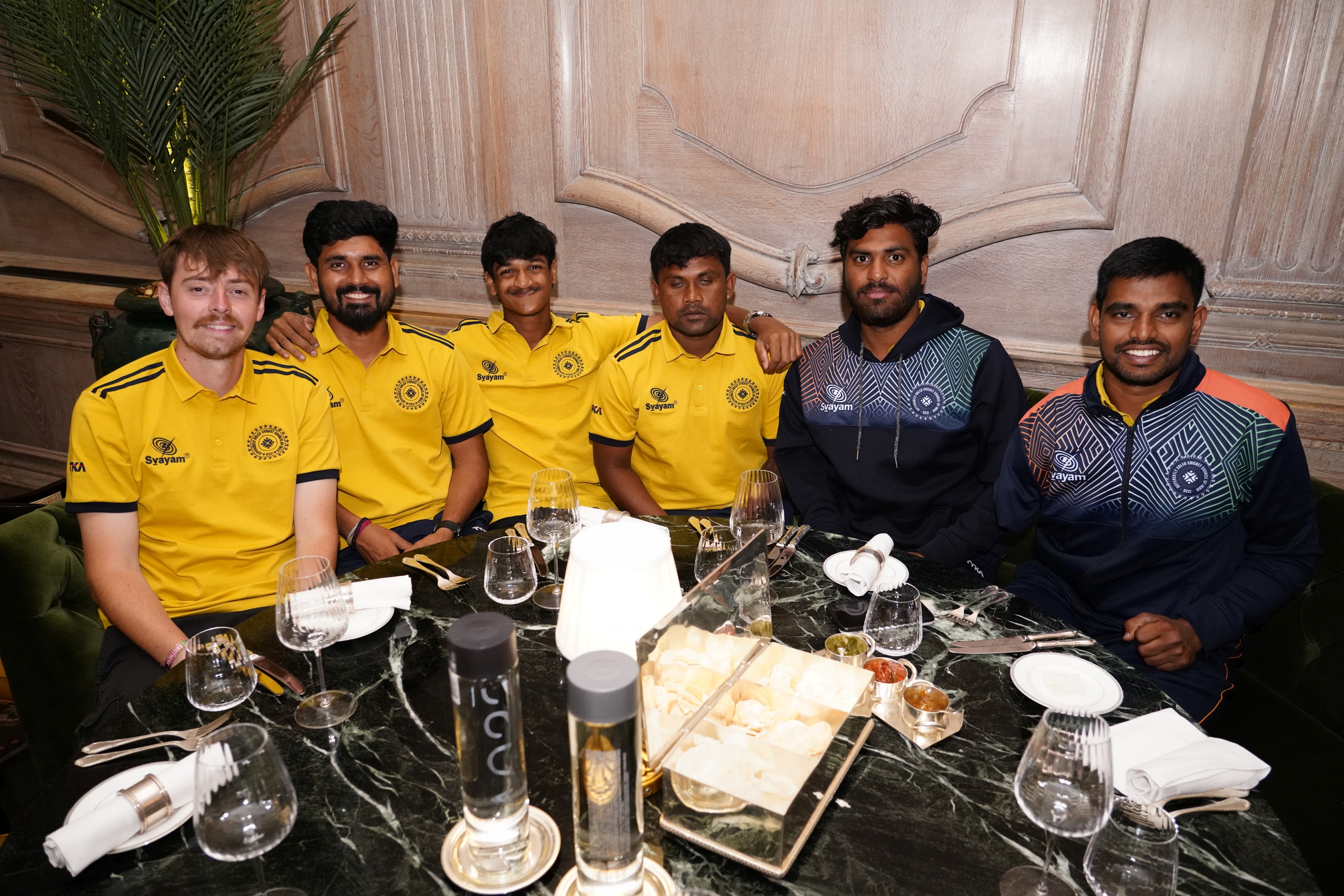 India disability cricket team dinner hosted by KP Smart Sports at Madhu’s Mayfair