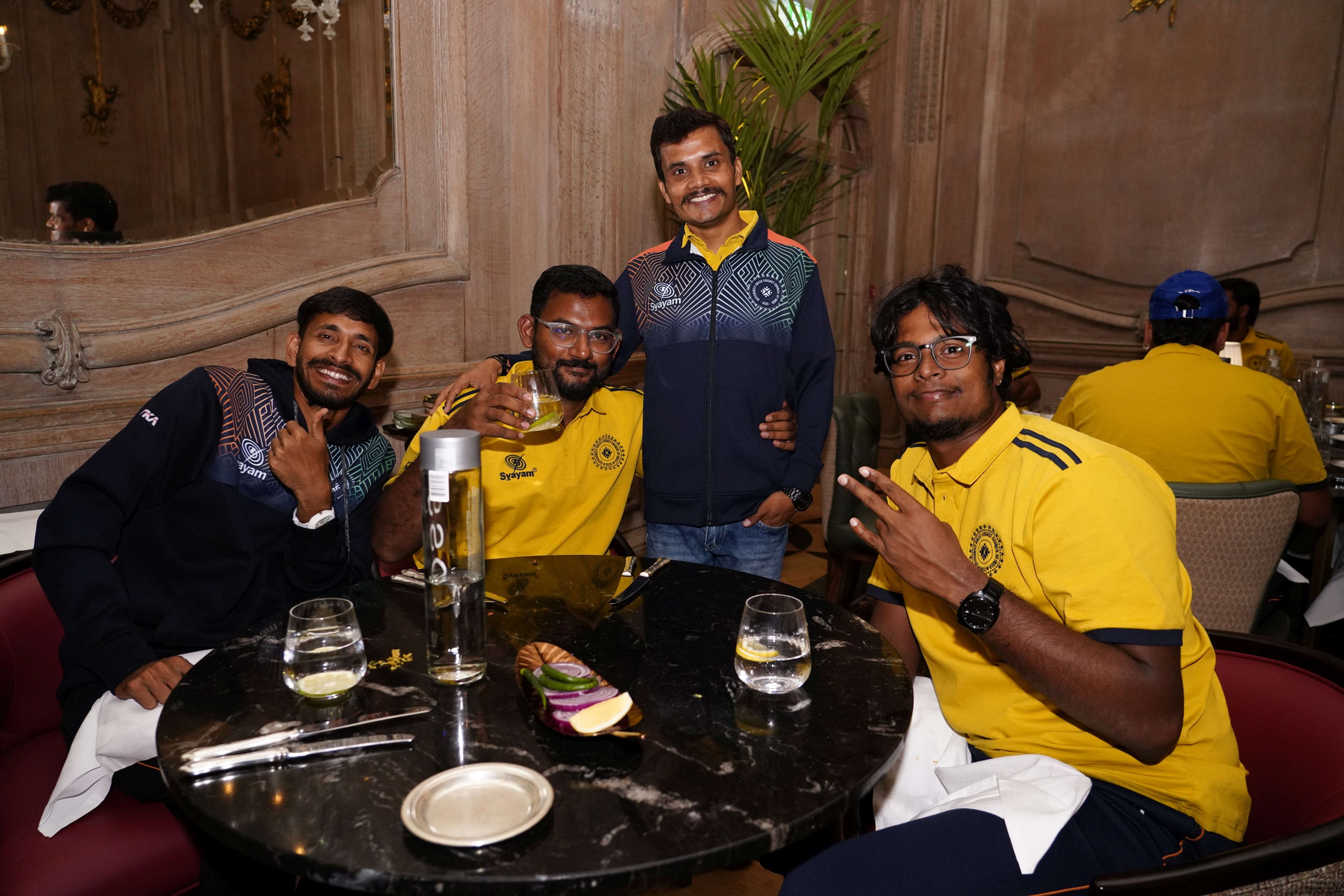 India disability cricket team dinner hosted by KP Smart Sports at Madhu’s Mayfair