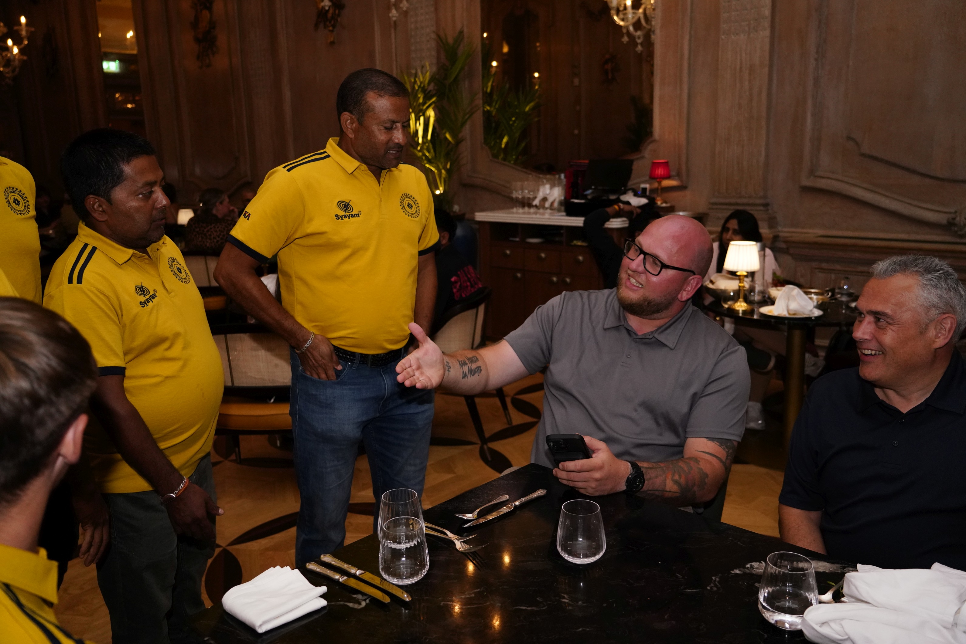India disability cricket team dinner hosted by KP Smart Sports at Madhu’s Mayfair