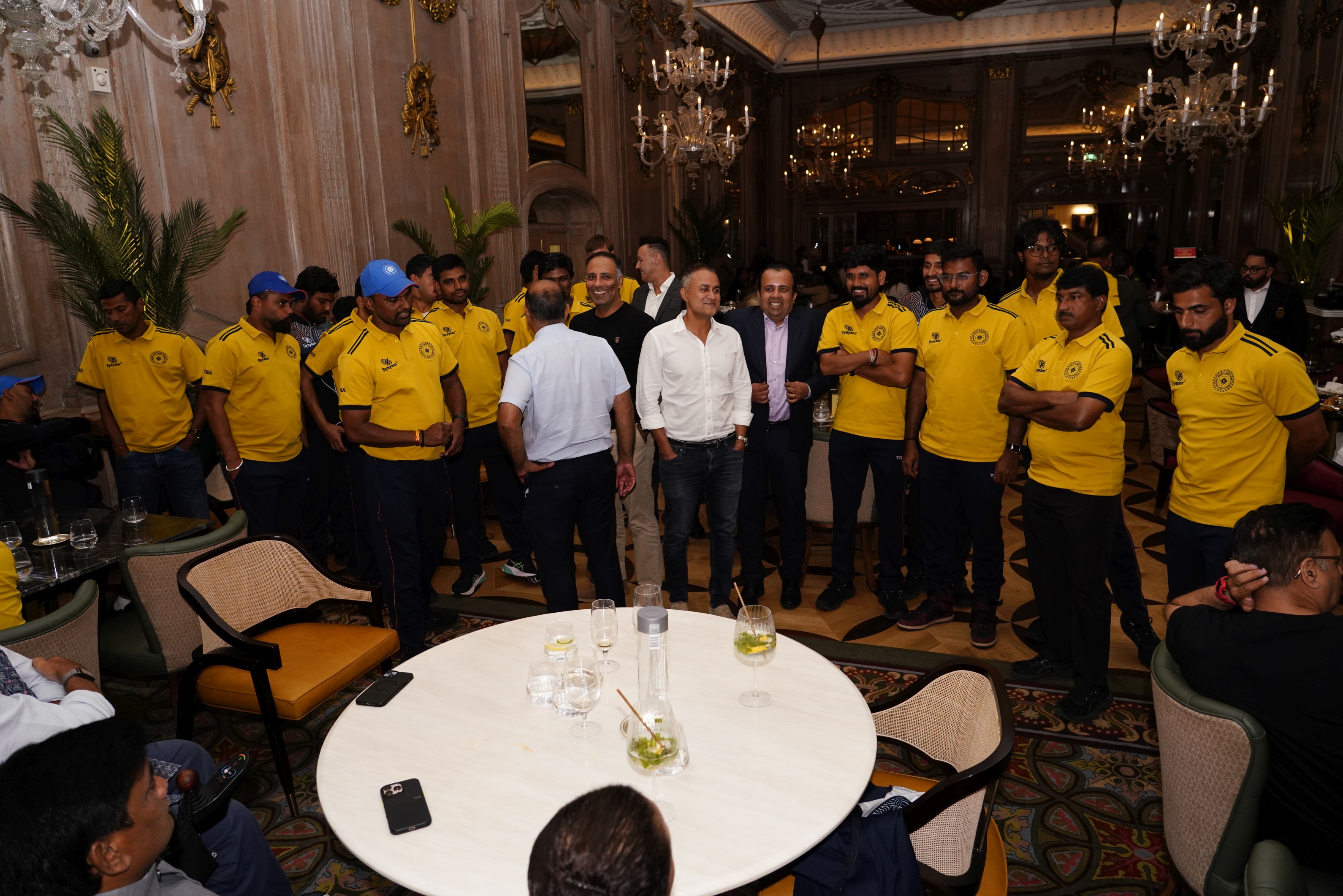 India disability cricket team dinner hosted by KP Smart Sports at Madhu’s Mayfair